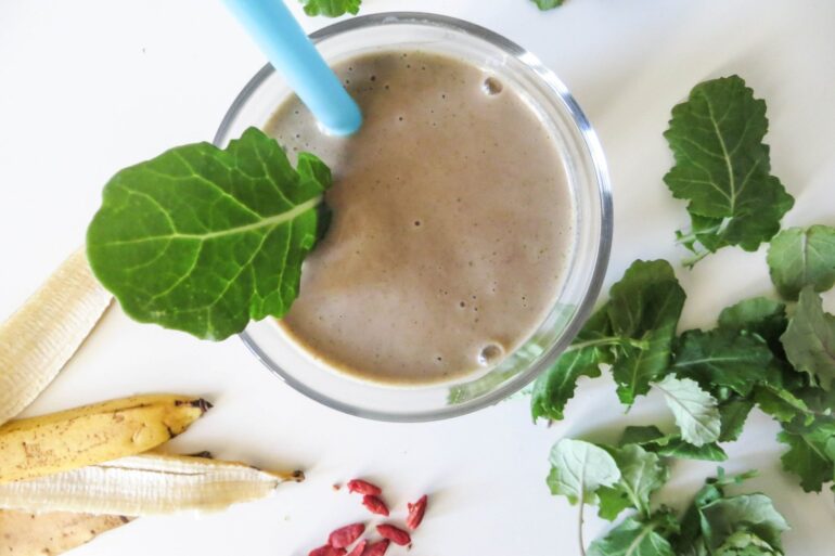 How To Make a Smoothie Taste Good - PB + K Smoothie Recipe 6 pbk smoothie 3