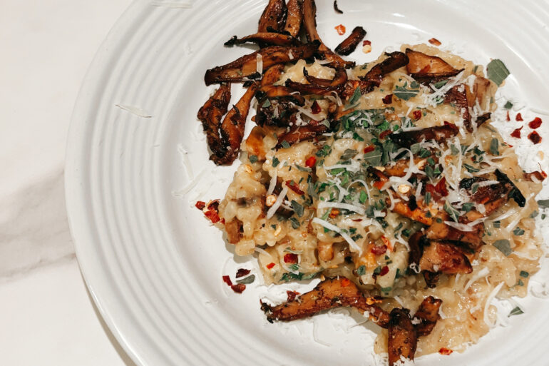Cozy Winter Chanterelle Mushroom Risotto Cozy Chanterelle Mushroom Risotto 2