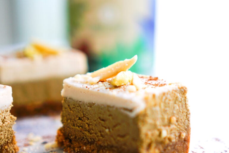 Plant-Based Pumpkin Pie Recipe | Delicious & Easy No BakePlant BasedPumpkinPie28Vegan29 livethelittlethings.com gluten freeplant basedvegansoy free 3