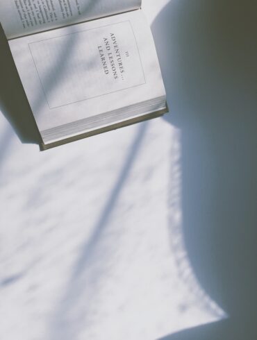 III Adventures and lessons learned text on open book page