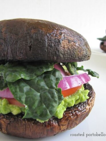Roasted Portobello Mushroom Bun "Burger" 5 Roasted Portobello Mushroom Buns
