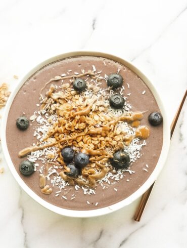Vanilla Coffee Smoothie Bowl 5 peanutbuttercoffee smoothie bowl