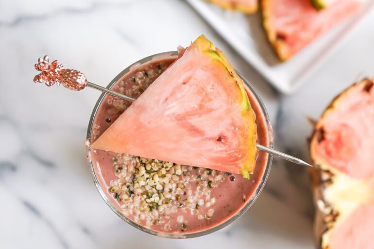 Pinkglow Pineapple Smoothie Recipe - Delicious and Nutritious delmonte2Bpinkglow2Bpineapple2B 3