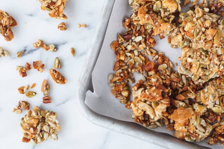 Grain-Free Coconut Granola (Paleo Friendly!) coconola grain free granola gluten free egg free paleo 1format1500w