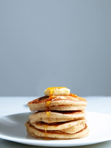 Gluten-Free Banana Protein Pancakes